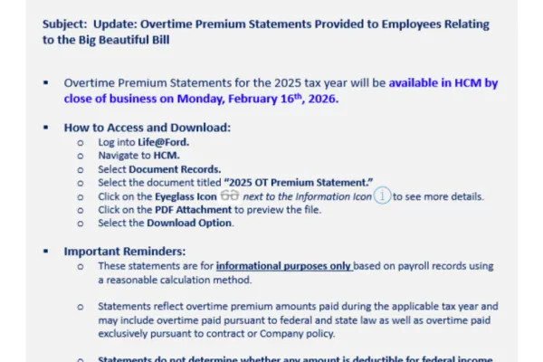 No Tax on overtime deduction help