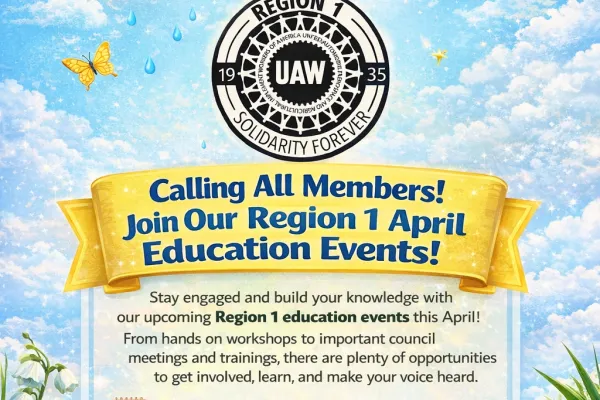 Education Events for April 