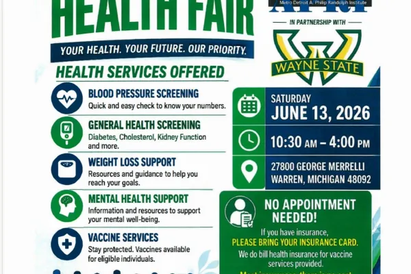 Men's Council Health Fair
