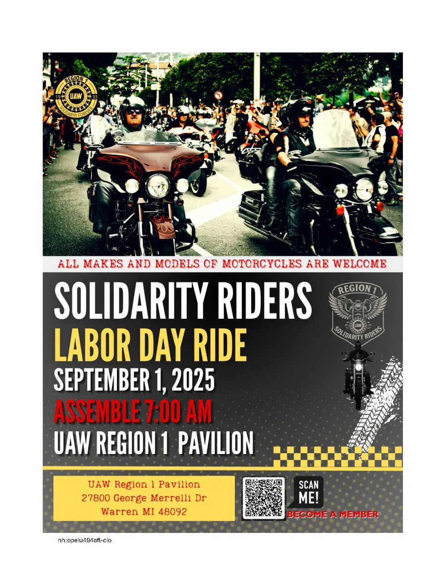 Solidarity Riders Parade