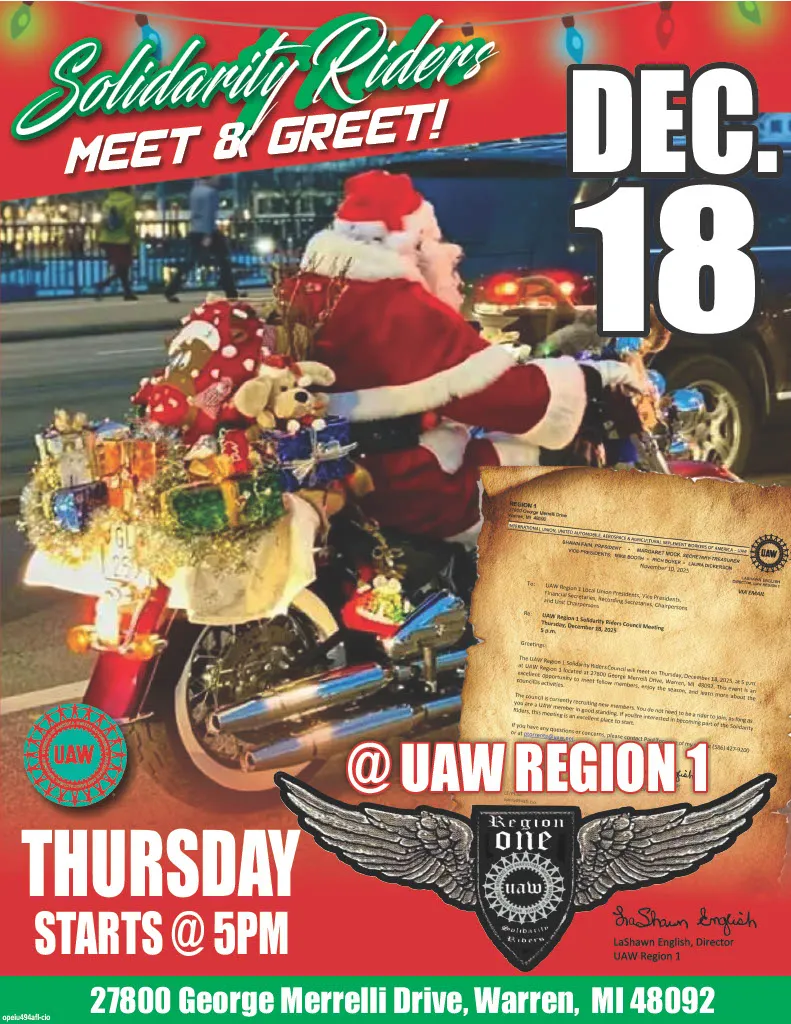 Solidarity Riders – Meet & Greet