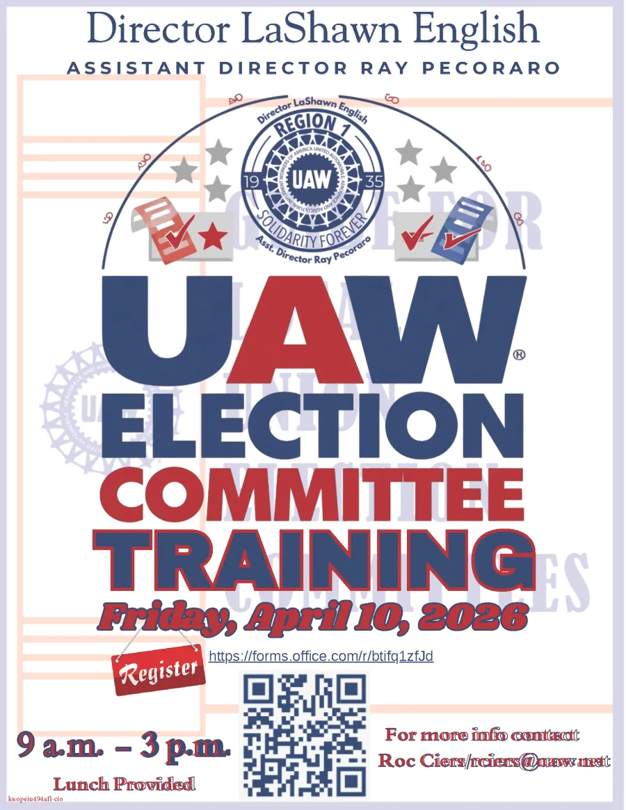 Election Committee Training 