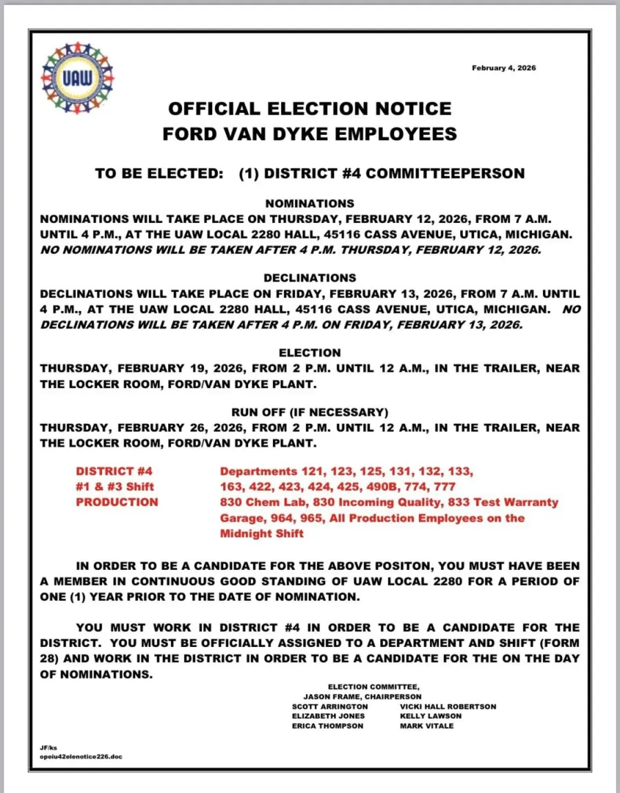 Committeeman Election 