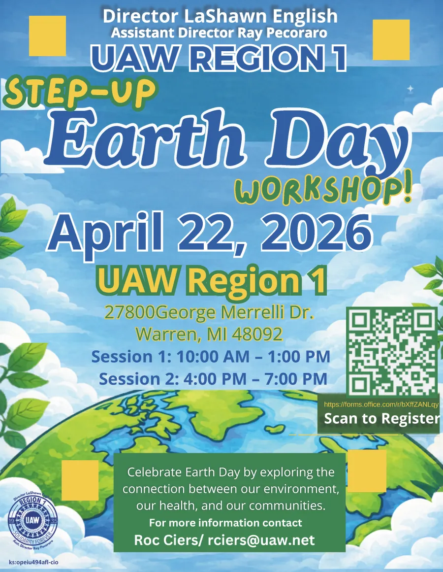 Earth Day UAW Region 1