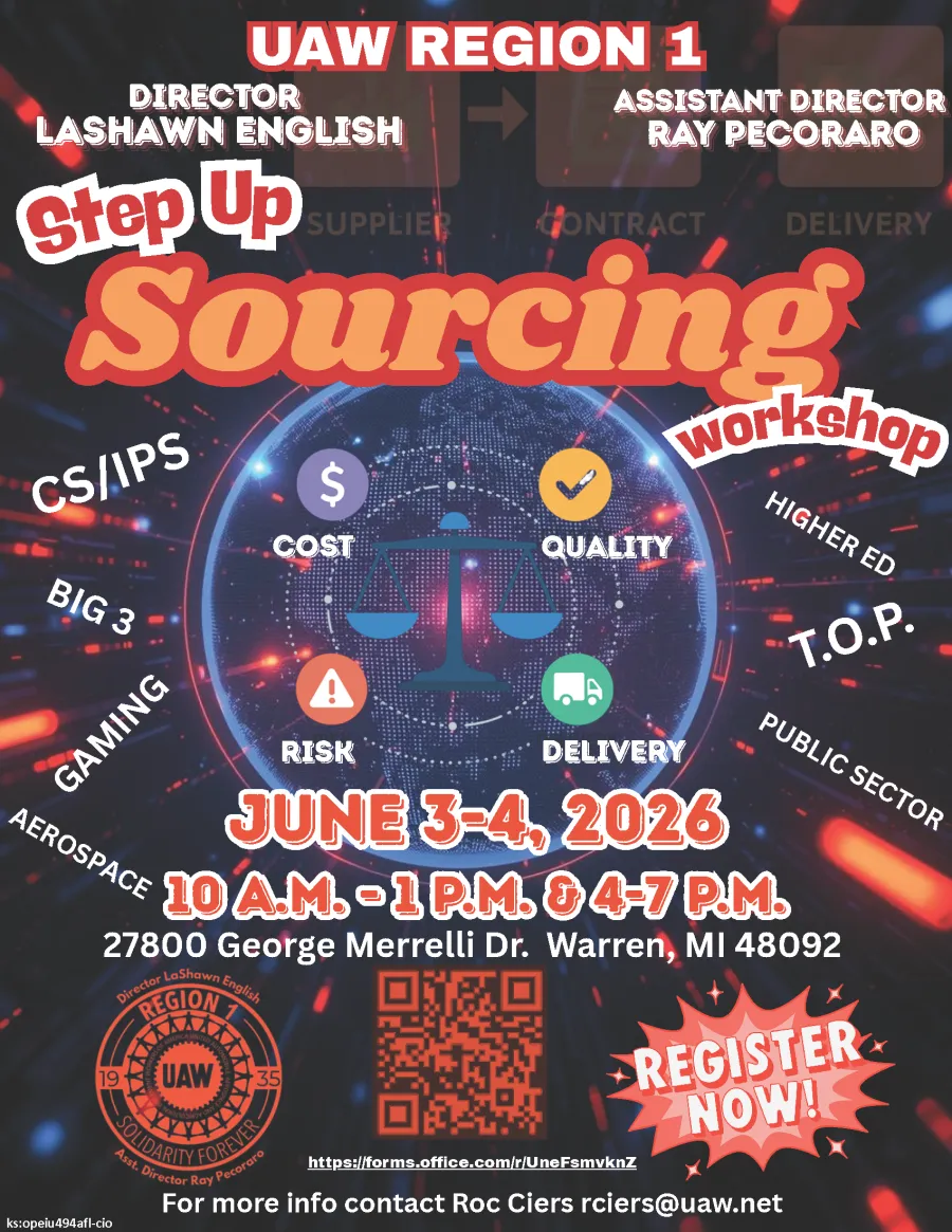 Sourcing Workshop Flyer