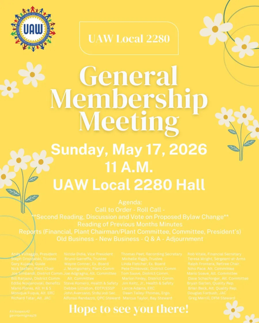 May 2026 General Membership Meeting