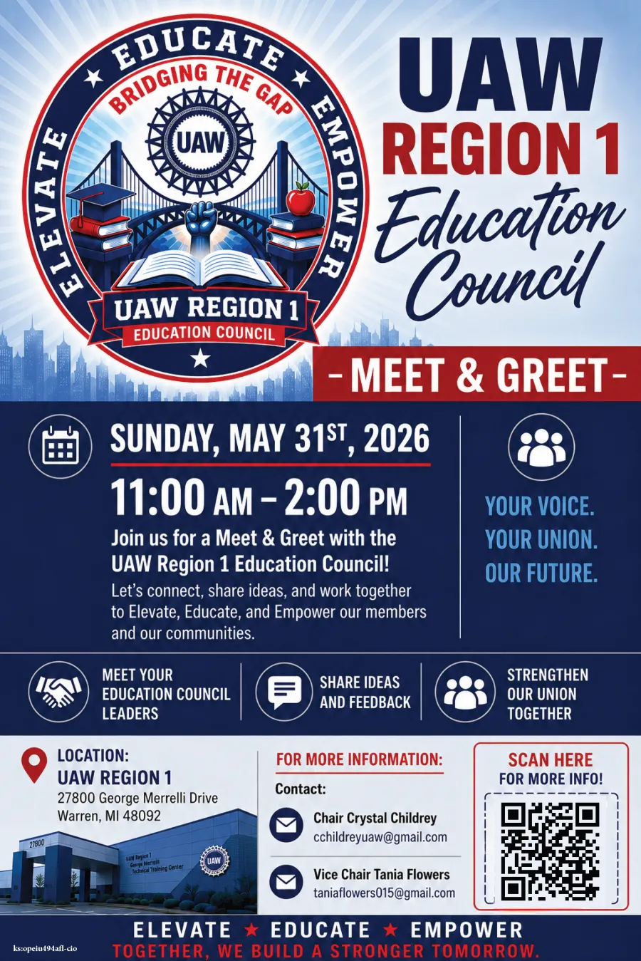 UAW Region 1 Education Council – Meet & Greet