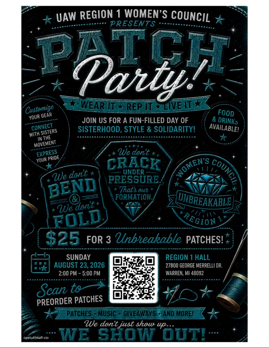 Region 1 Women's Council Patch Party