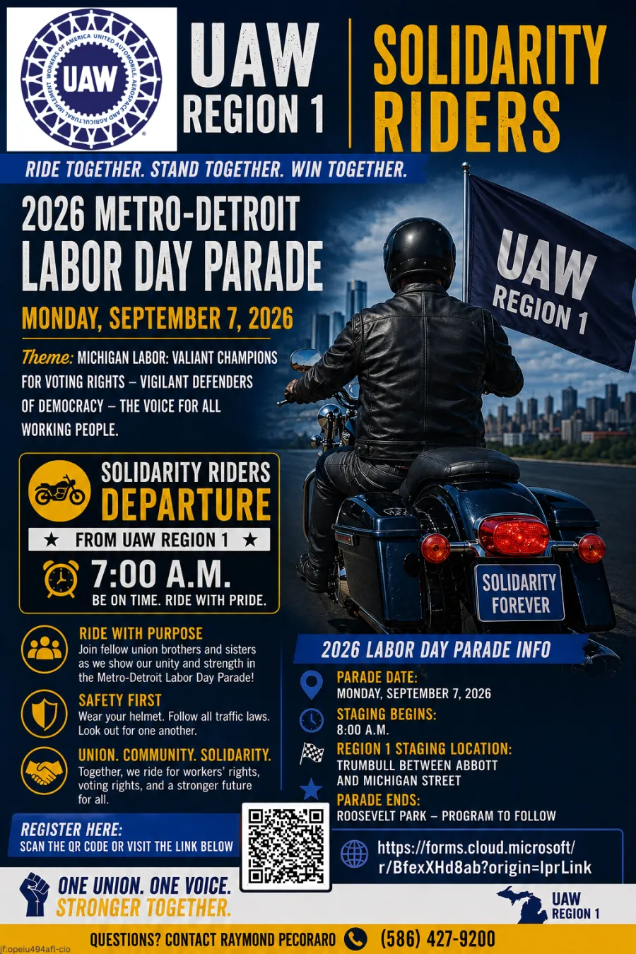 2026 Metro-Detroit AFL-CIO Labor Day March