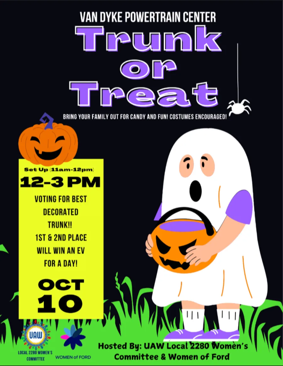 Local 2280 Women's Committee and Women of Ford Trunk or Treat