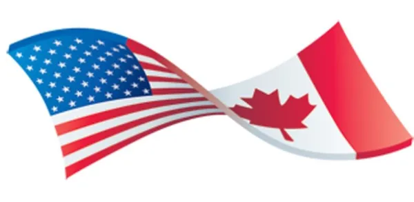 US-Canadian Flag