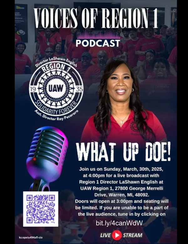 Live Podcast with Director LaShawn English