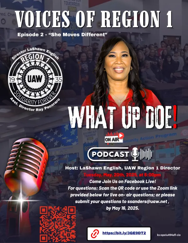 Live Podcast with Director LaShawn English