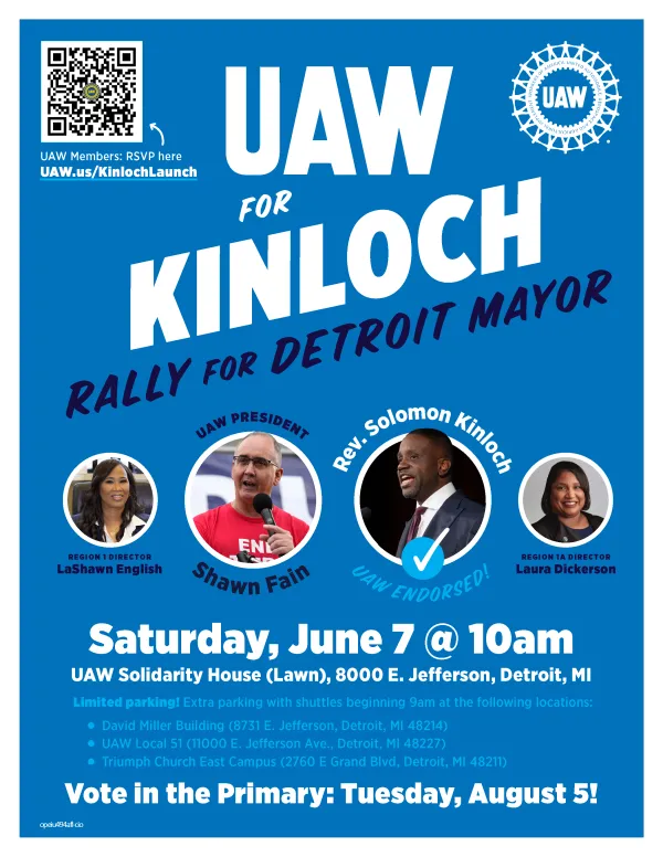 Rally for Detroit Mayor