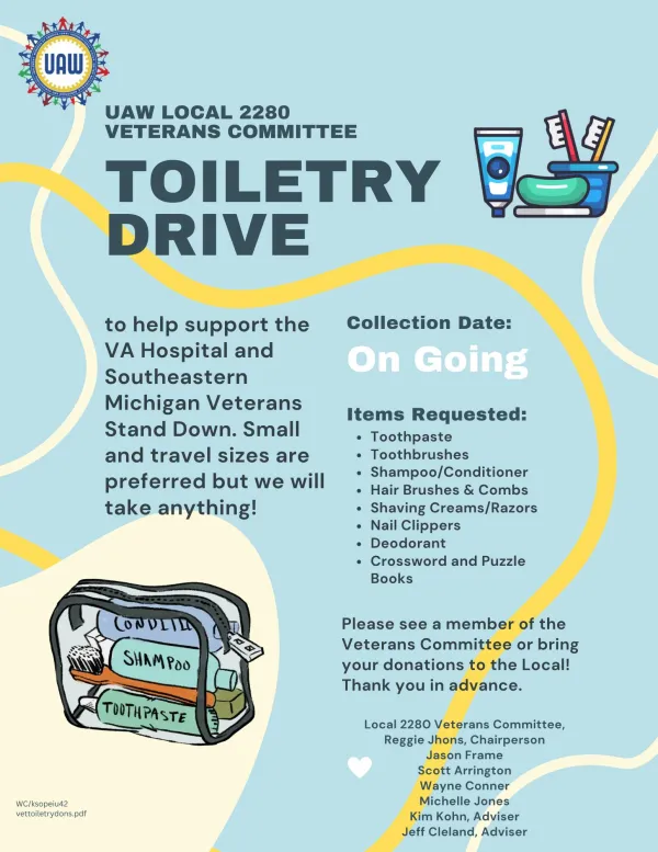 Toiletry Drive 