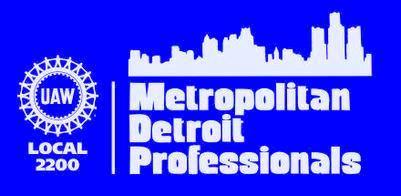 UAW Local 2200 logo, Metropolitan Detroit Professionals